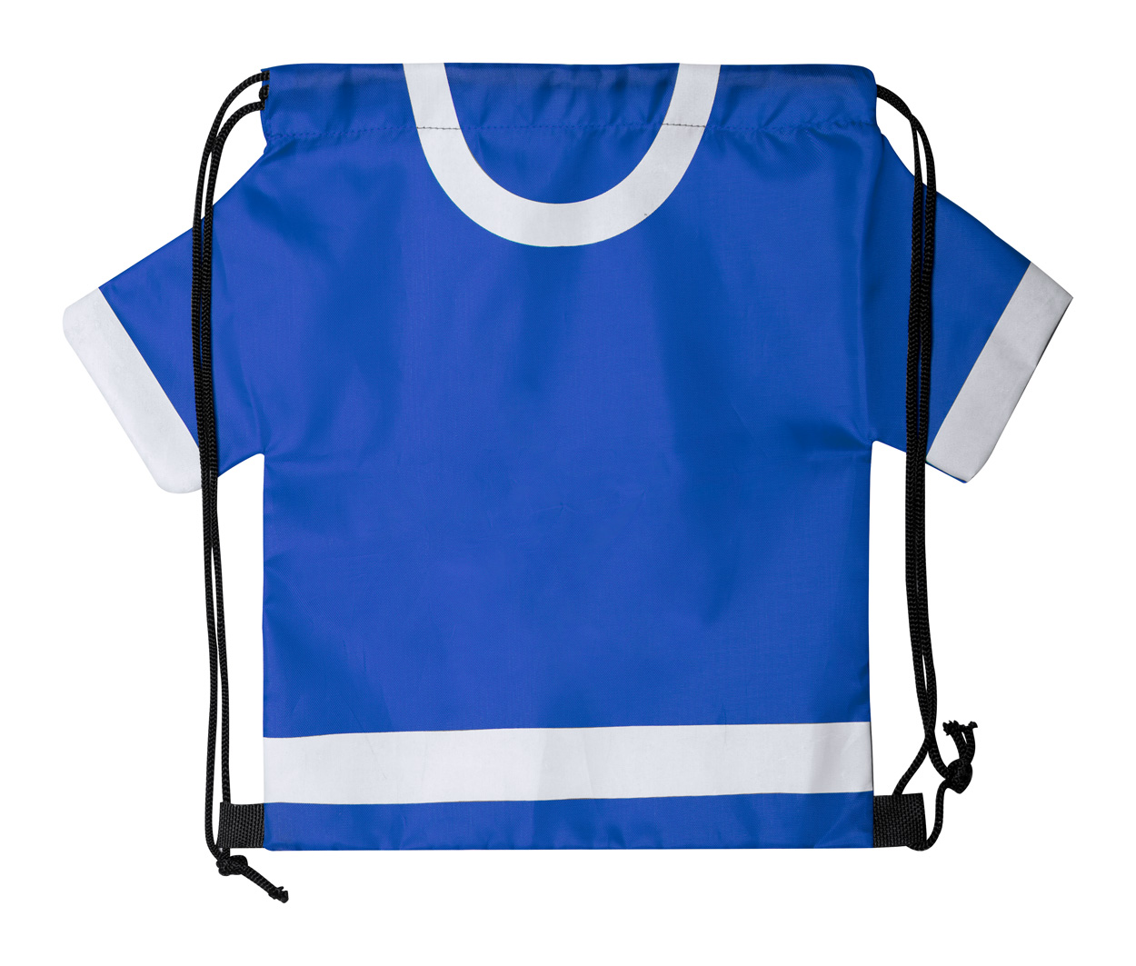 Dětský polyesterový šňůrkový batoh TROKYN ve tvaru trička