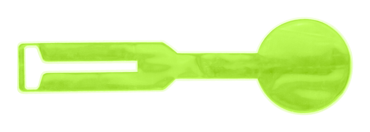 Plastová reflexní visačka VISITAG - žlutá