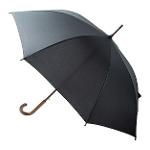 Automatický deštník LIMOGES z recyklovaného PET materiálu - černá