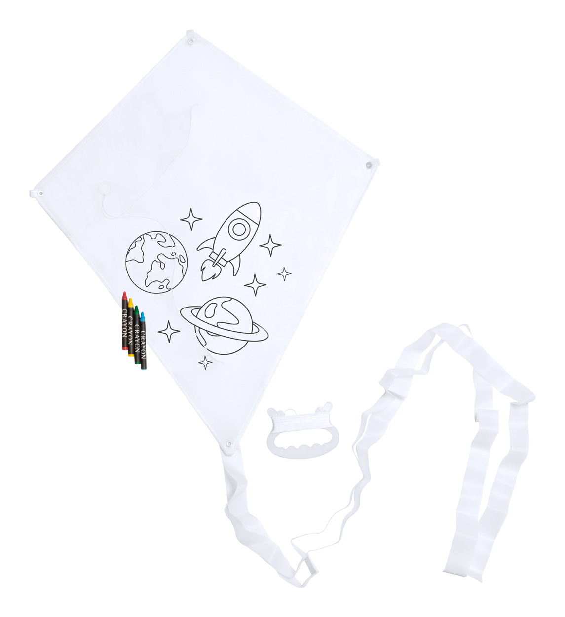 Yumbi colouring kite White