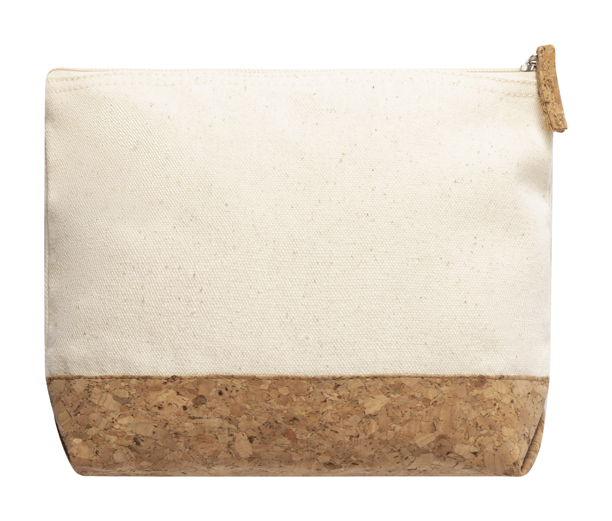 Cosmetic bag SUBRUM with cork bottom - beige
