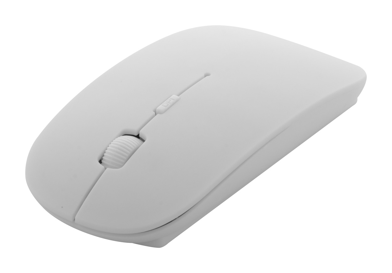 Plastic optical mouse SUPOT with antibacterial protection - white