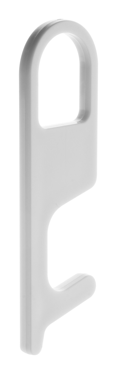 Plastový hygienický klíč RIKEN s antibakteriální ochranou - bílá