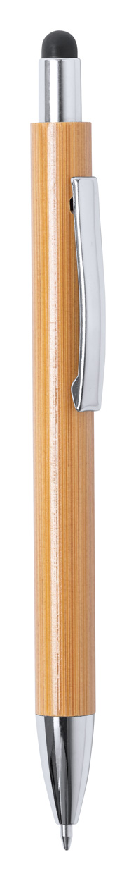 Bambusové kuličkové pero ZHARU se stylusem - přírodní