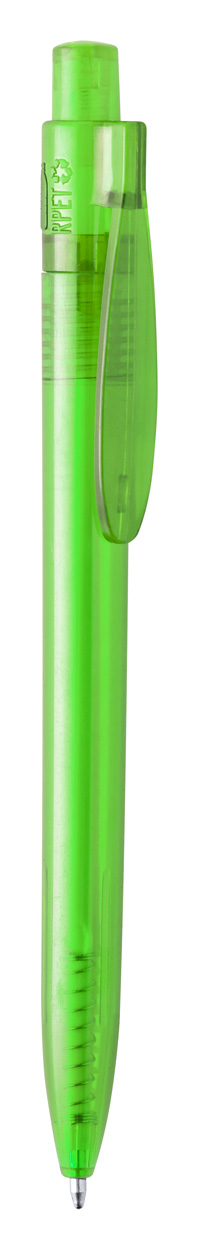Plastové kuličkové pero HISPAR z recyklovaného materiálu
