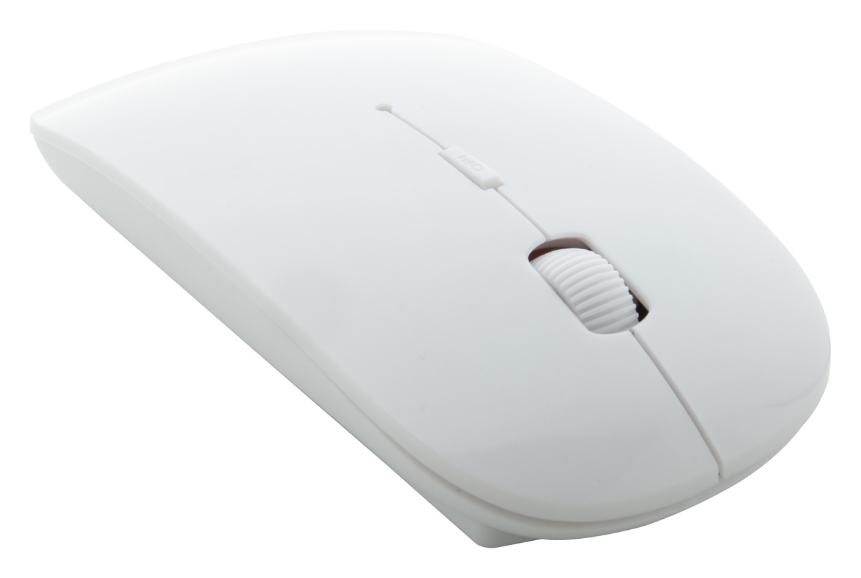 Wireless plastic optical mouse WLICK - white