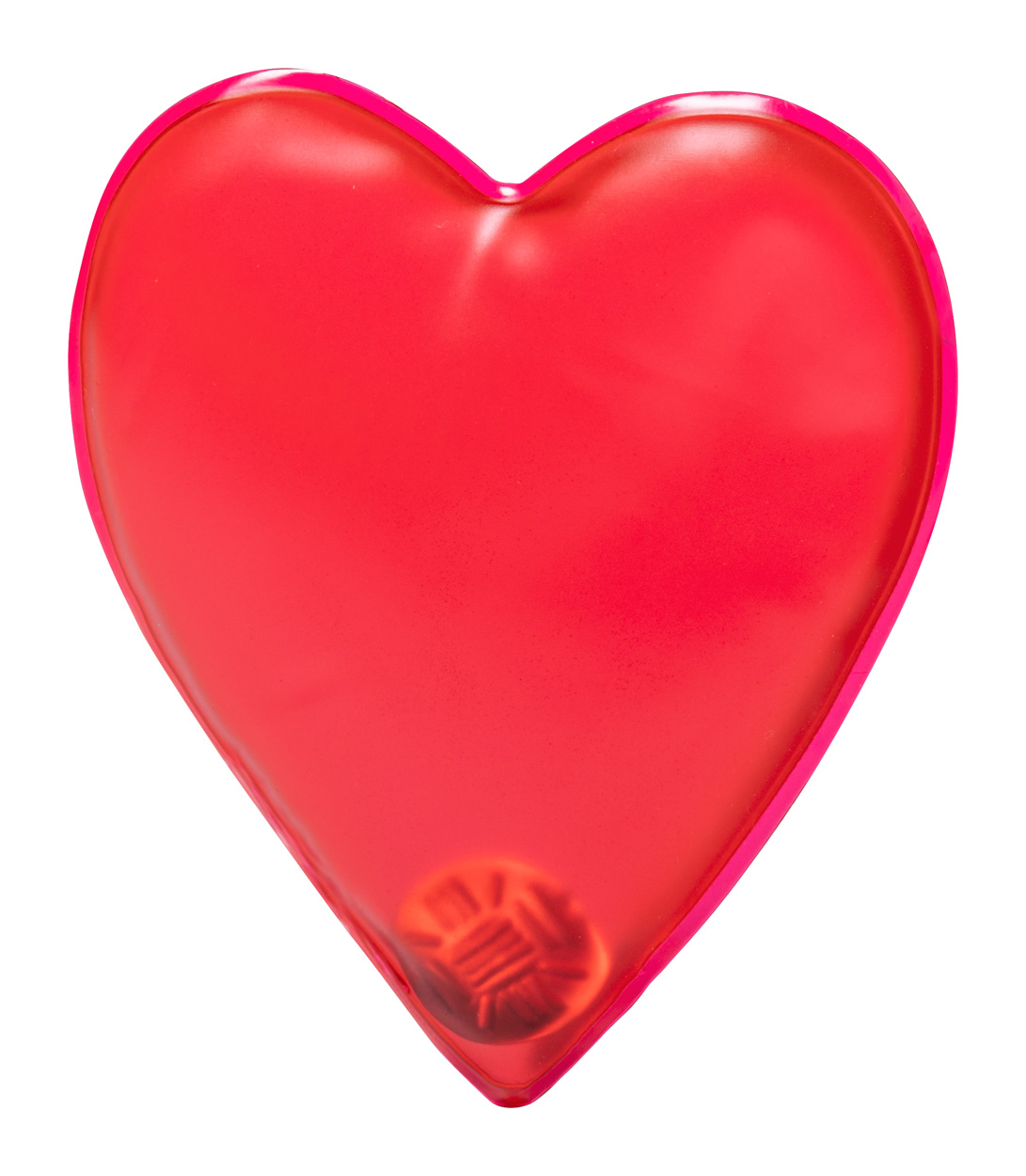 Hřejivý polštářek ZAROA ve tvaru srdce - červená