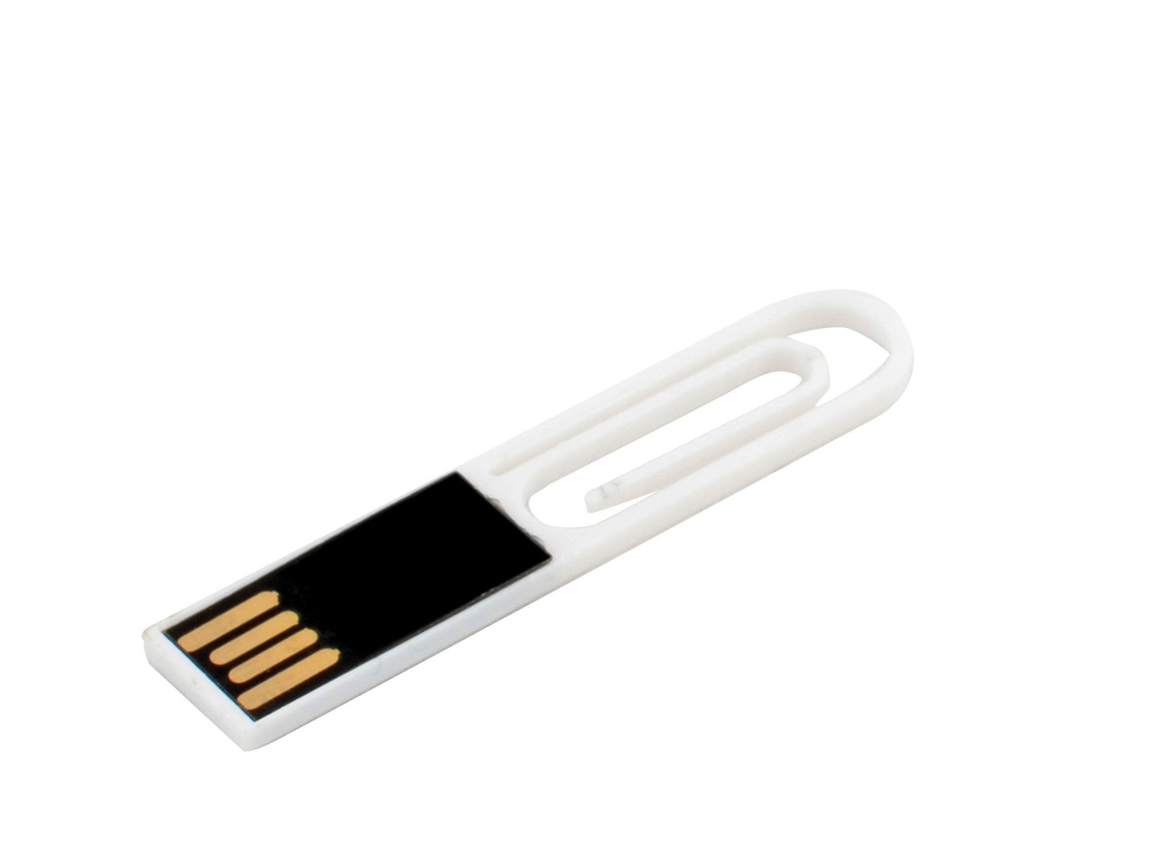 Mini USB flash disk ETHEL bílá