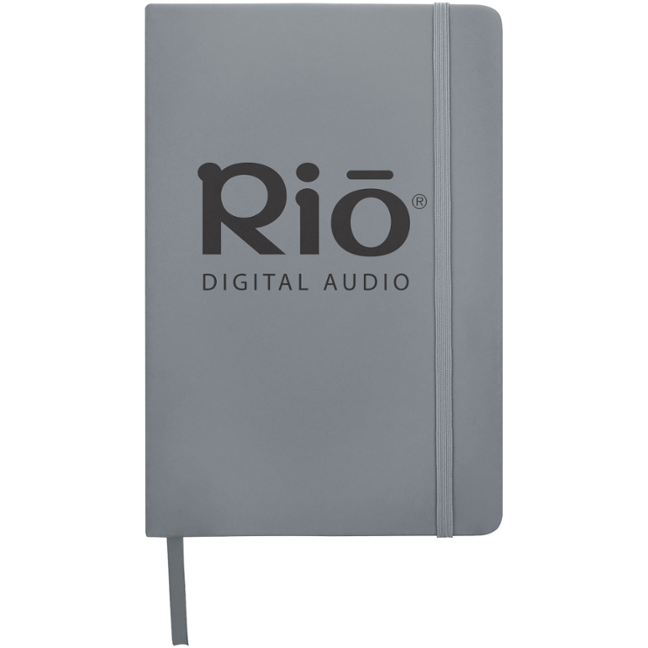 Poznámkový blok KITH s elastickým zavíráním, A5 - grey Poznámkový blok KITH s elastickým zavíráním, A5 - grey