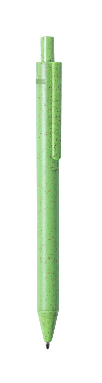 Plastové kuličkové pero HARRY z pšeničné slámy