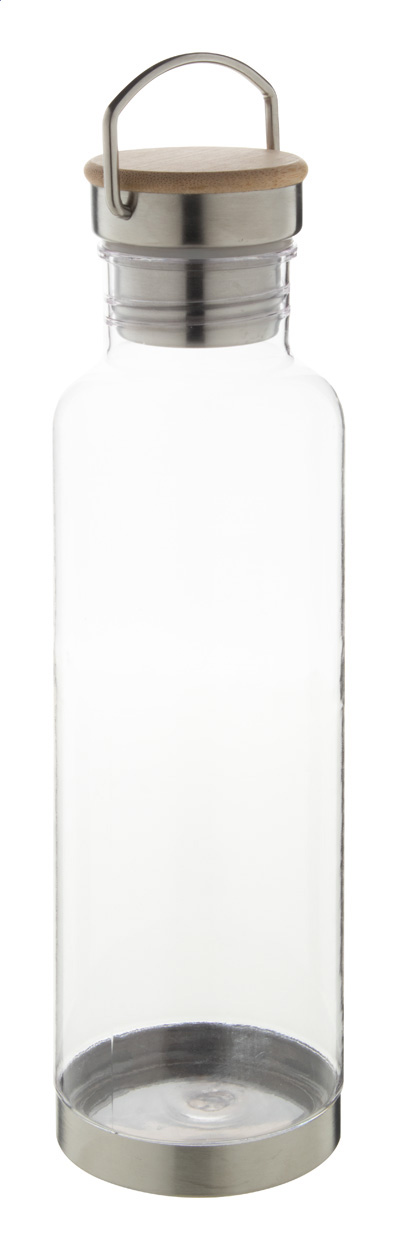 Plastová sportovní lahev TRILLOO s kovovým víčkem a dnem, 800 ml