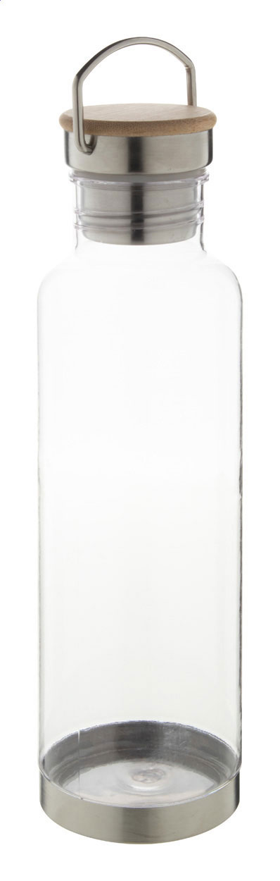 Plastová sportovní lahev TRILLOO s kovovým víčkem a dnem, 800 ml