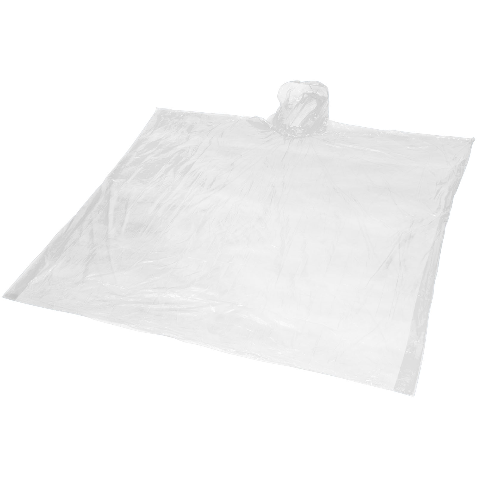 Recyklované jednorázové pončo do deště Mayan s úložným vakem White