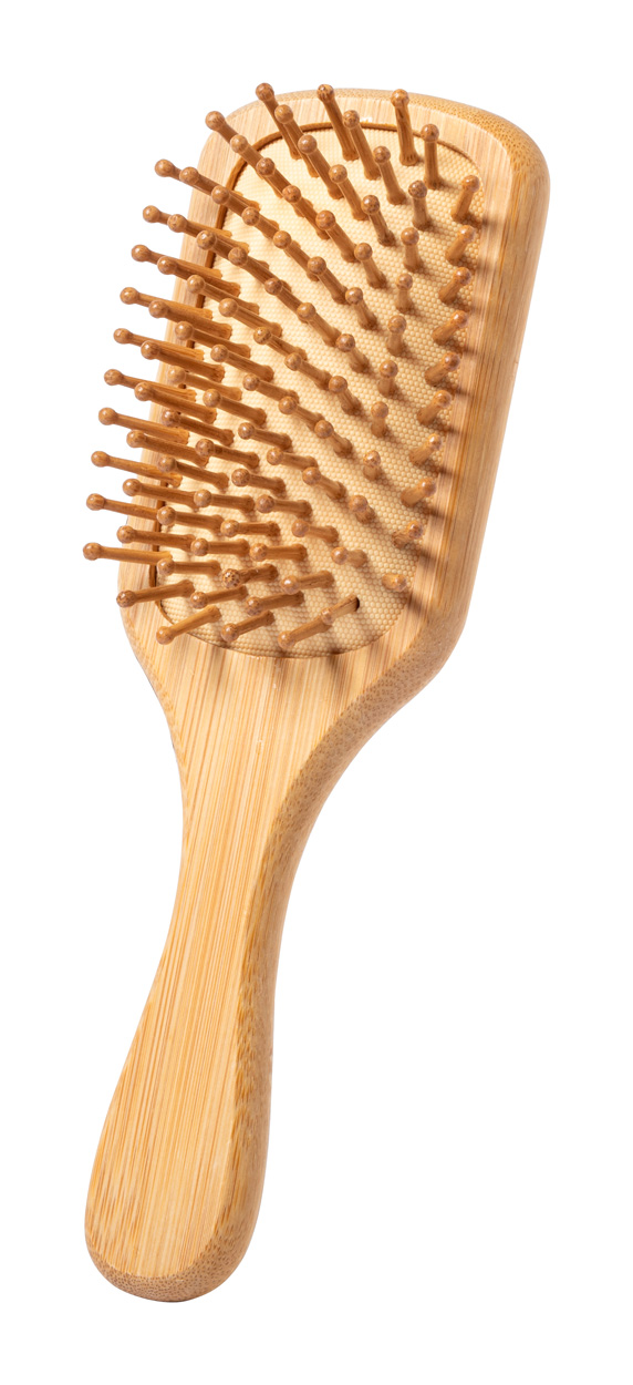 Bambusový kartáč na vlasy AVEIRO - přírodní