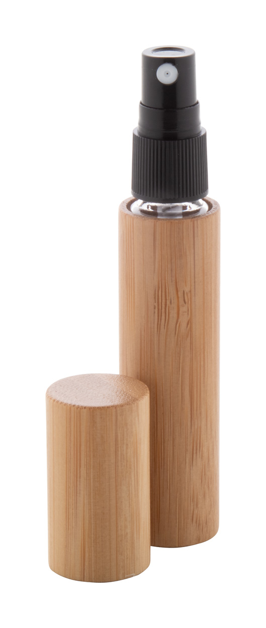Bambusová lahvička na parfém FRAGRANO s rozprašovačem, 10 ml - přírodní
