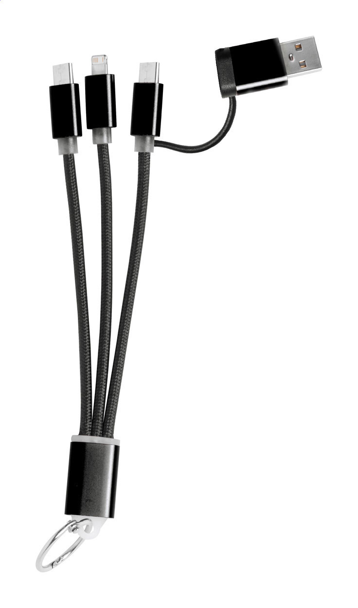 Rashort USB nabíjecí kabel s přívěškem na klíče