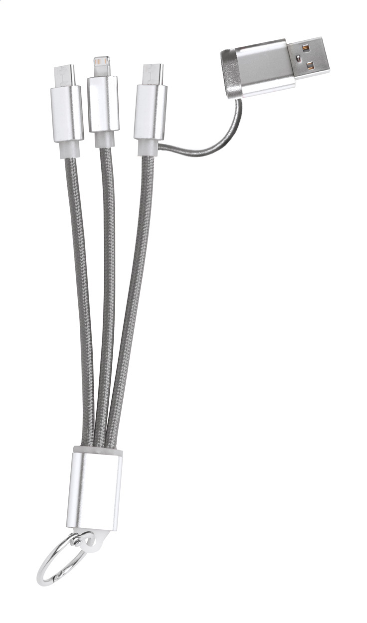 Rashort USB nabíjecí kabel s přívěškem na klíče