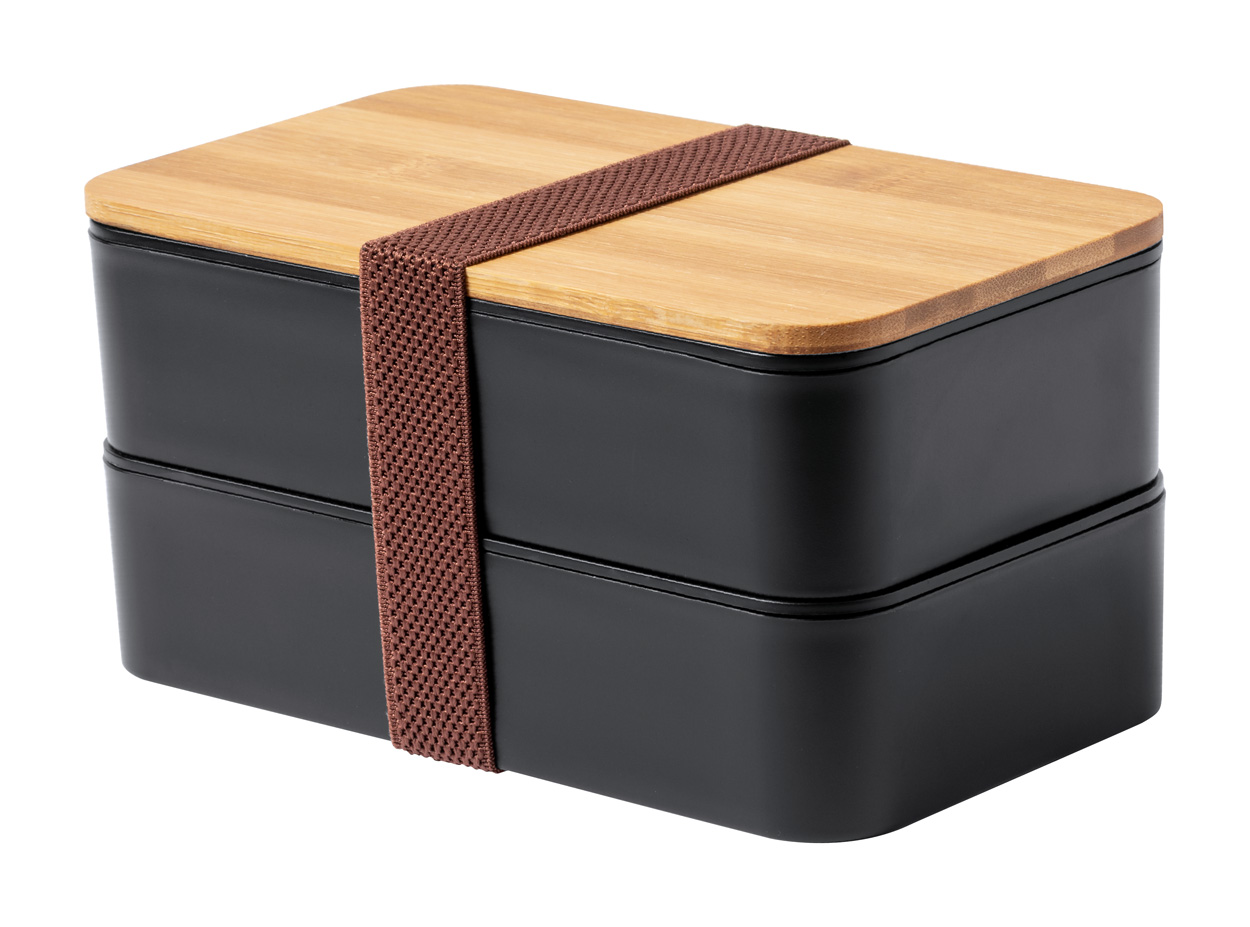 Plastic food box BAWAR with two compartments