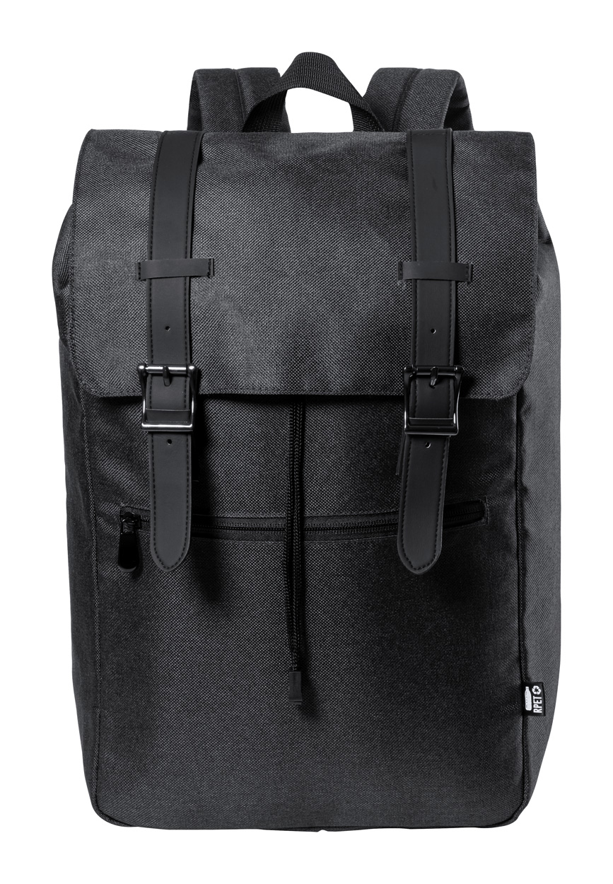 Polyester backpack BUDLEY made of recycled material