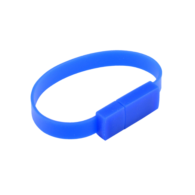 Náramkový USB flash disk LILLIAN modrá Náramkový USB flash disk LILLIAN modrá