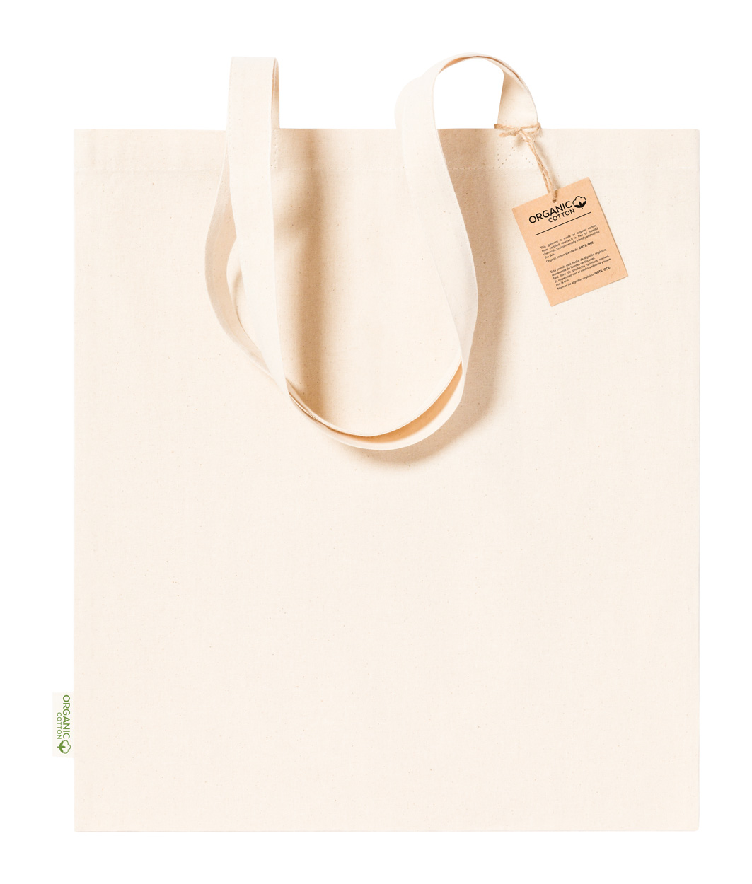 Cotton shopping bag FIZZY - natural
