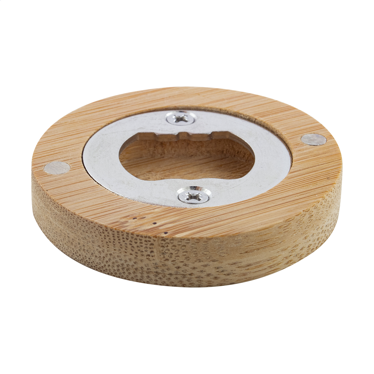 Bambusový otvírák lahví ROONITO s magnety - přírodní