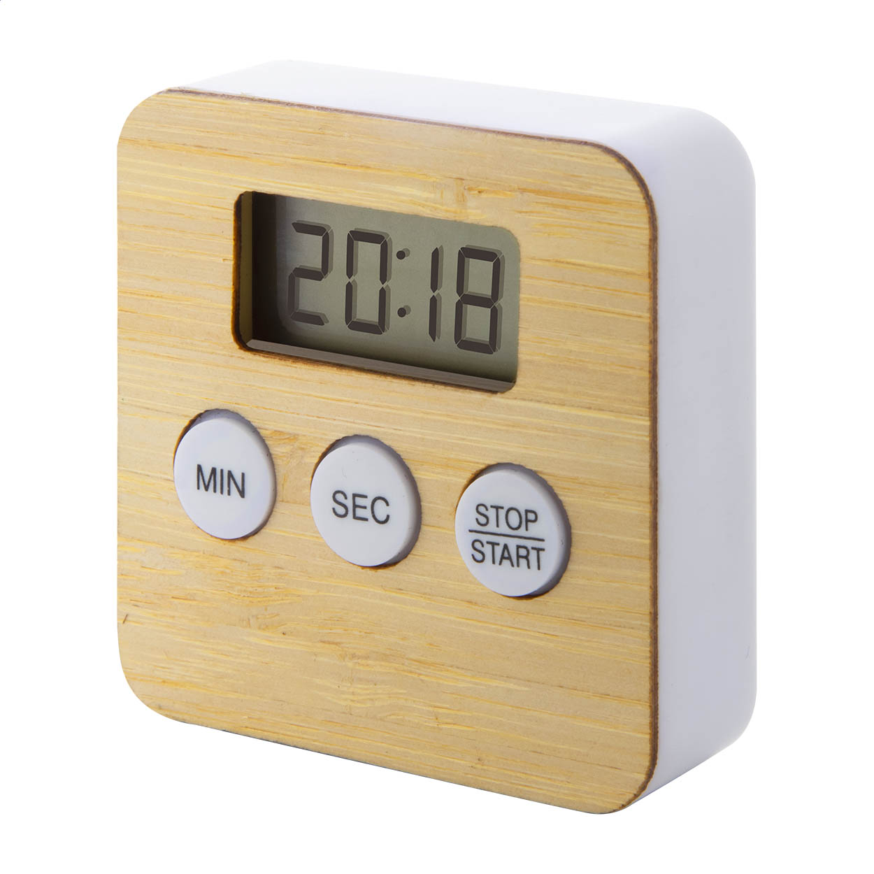 Digitální kuchyňská minutka TOOMER s magnety - přírodní