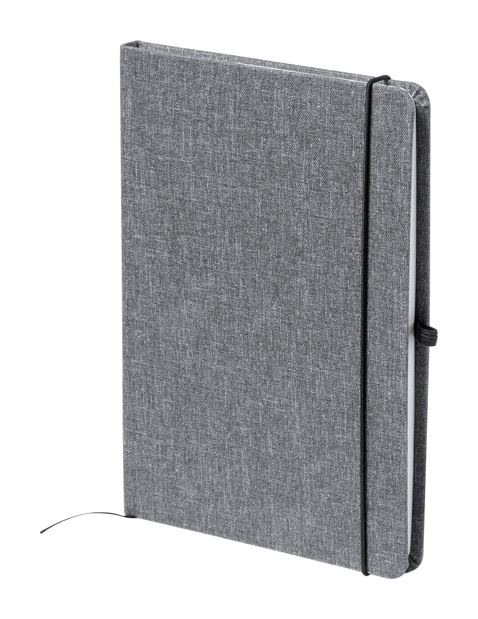 Lined notebook PACMEL with RPET cover, A5 format - grey
