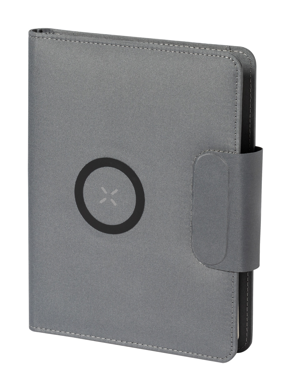 Polyester multifunctional folder DAMBIER, A5 - grey