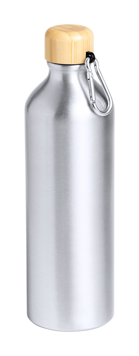 Hliníková sportovní láhev HETIEN, 800 ml - stříbrná