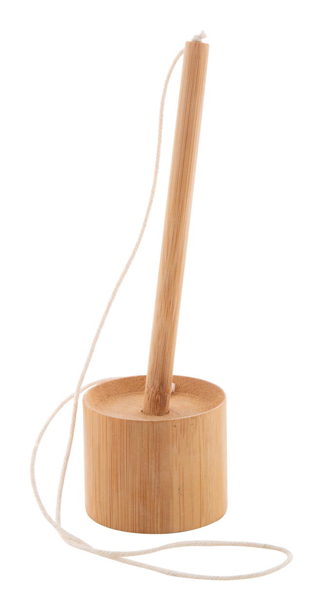 Bamboo pen REPPOO with stand - natural