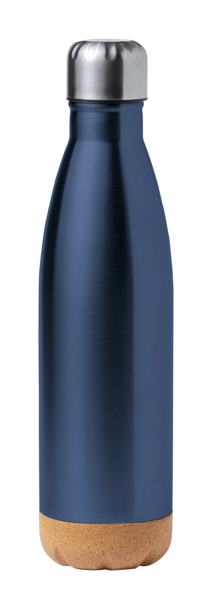Kovová sportovní lahev KRATEN s korkovým dnem, 750 ml