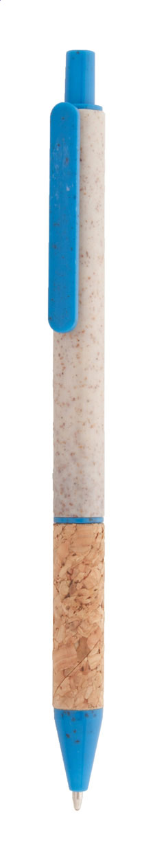 Plastové kuličkové pero CORGY z pšeničné slámy