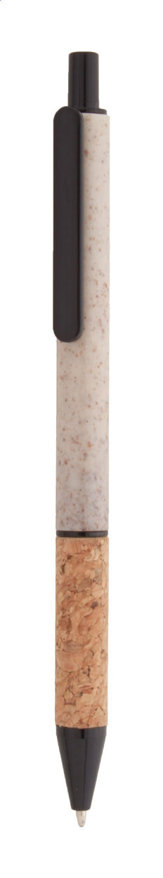 Plastové kuličkové pero CORGY z pšeničné slámy
