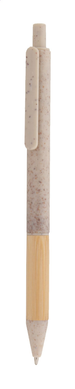 Plastové kuličkové pero BORGY z pšeničné slámy