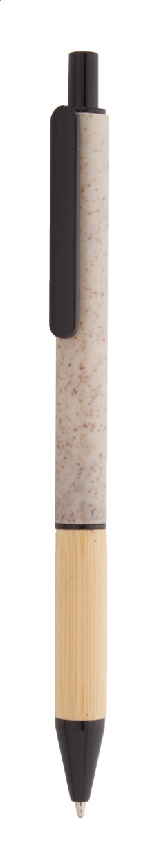 Plastové kuličkové pero BORGY z pšeničné slámy