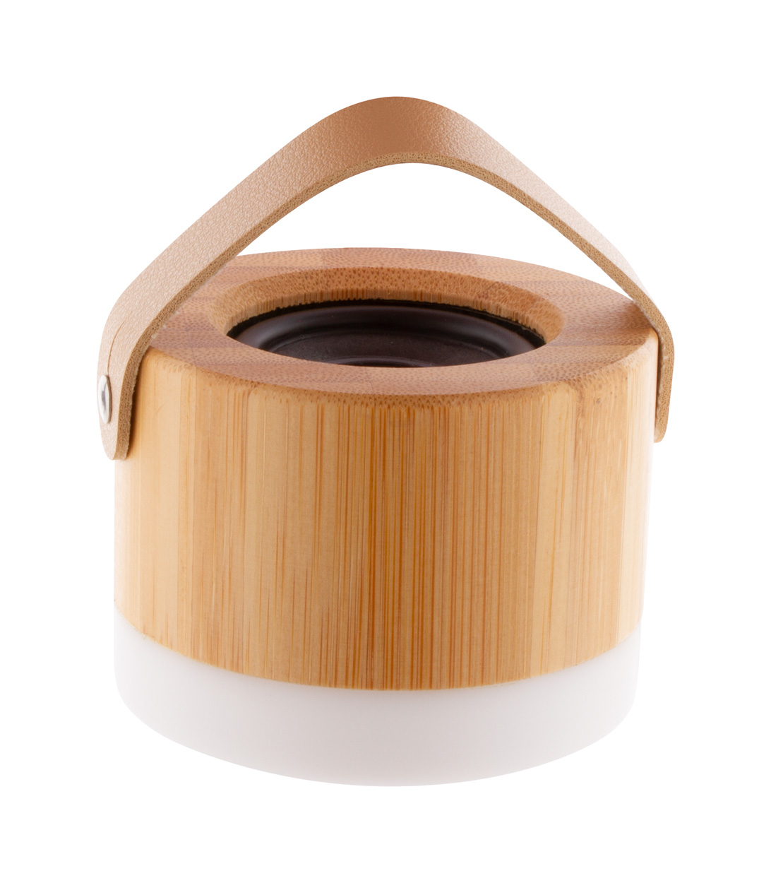 Wireless speaker LUMIER with LED light - natural