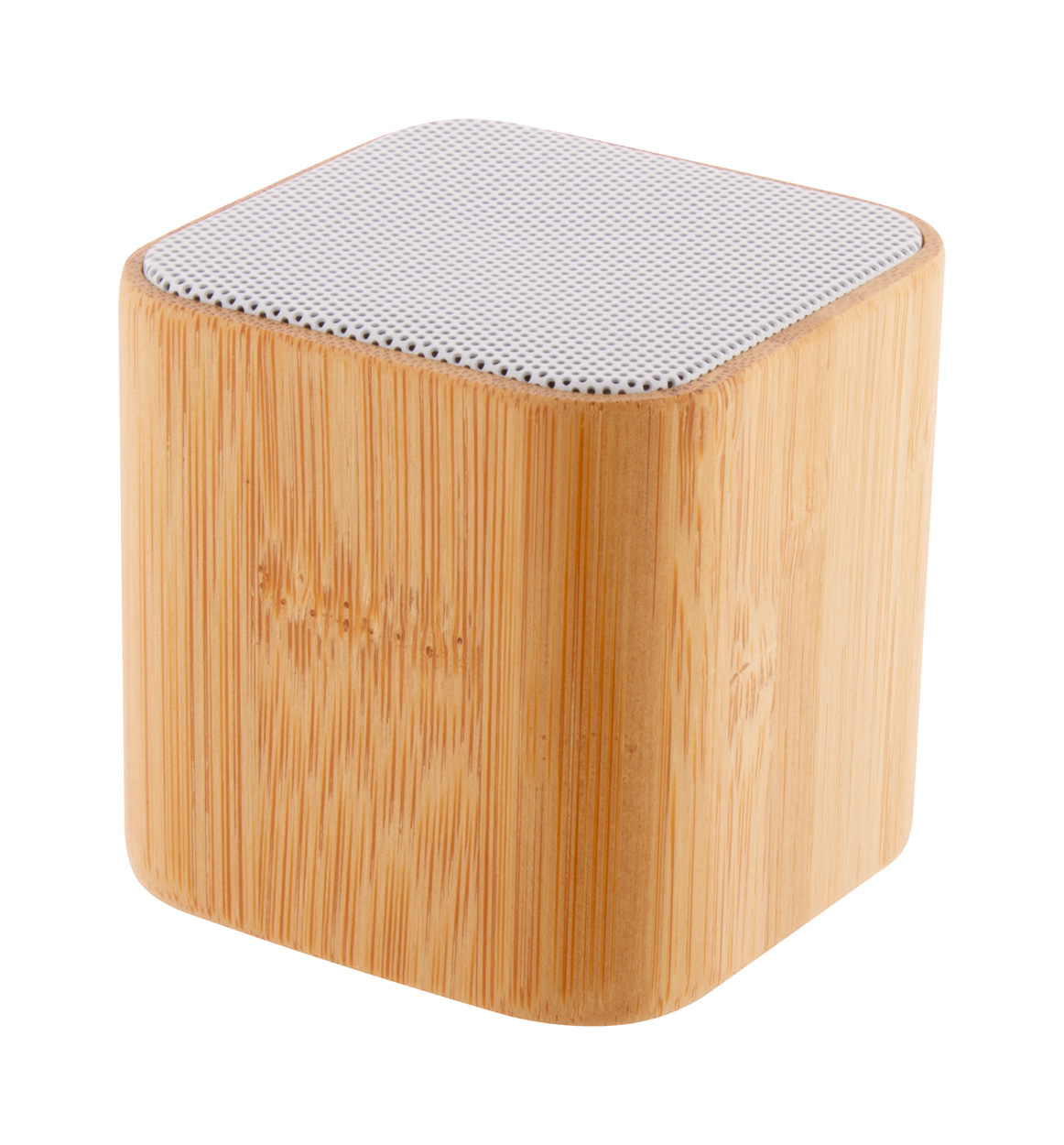 Wireless speaker CUBOO with bamboo surface - natural