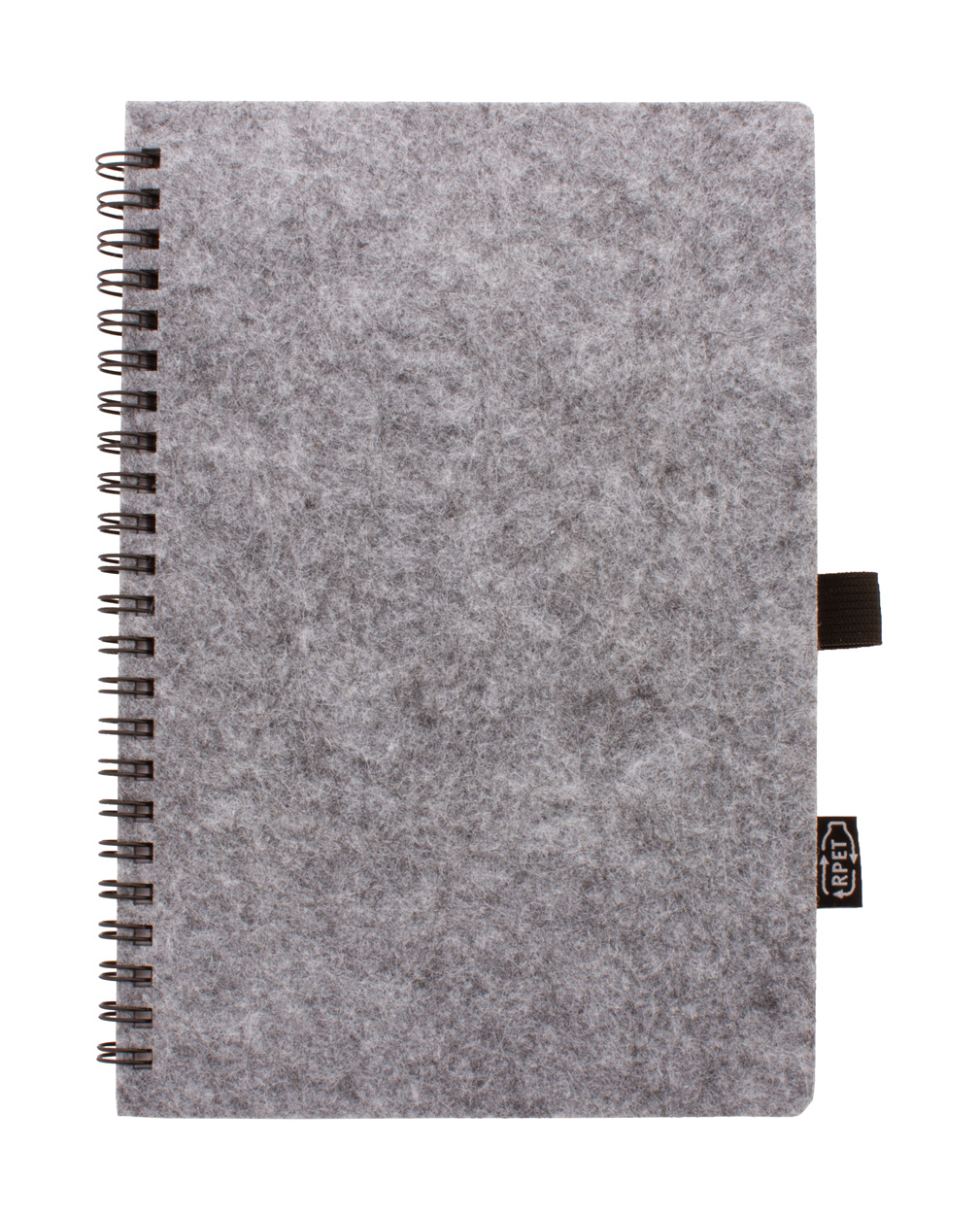 Poznámkový blok FELBOOK A5 z recyklovaných materiálů - šedá