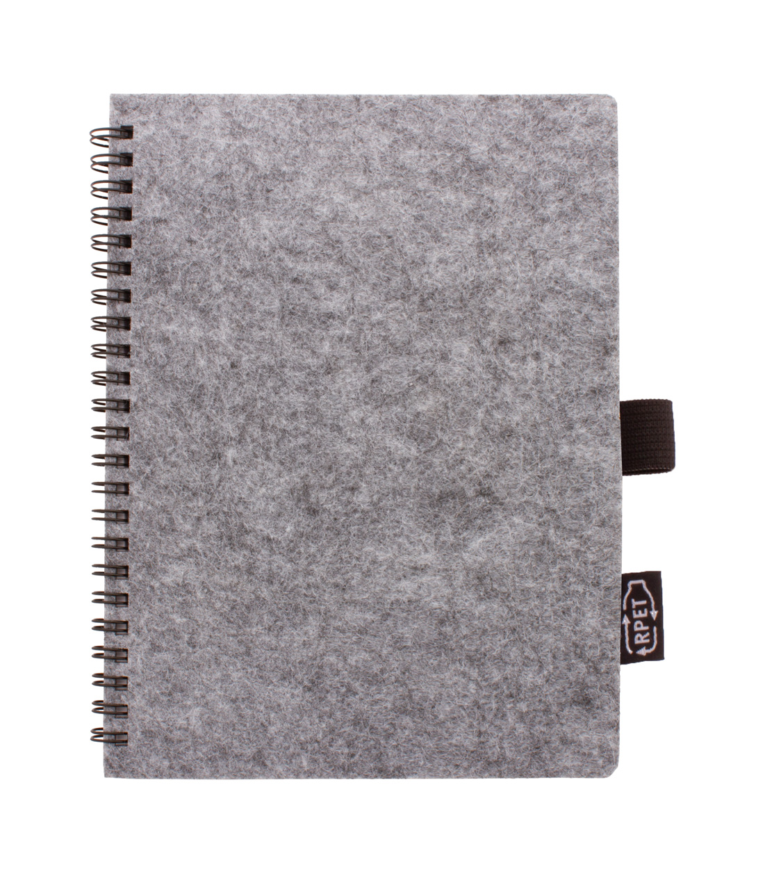 Poznámkový blok FELBOOK A6 z RPET materiálu - šedá
