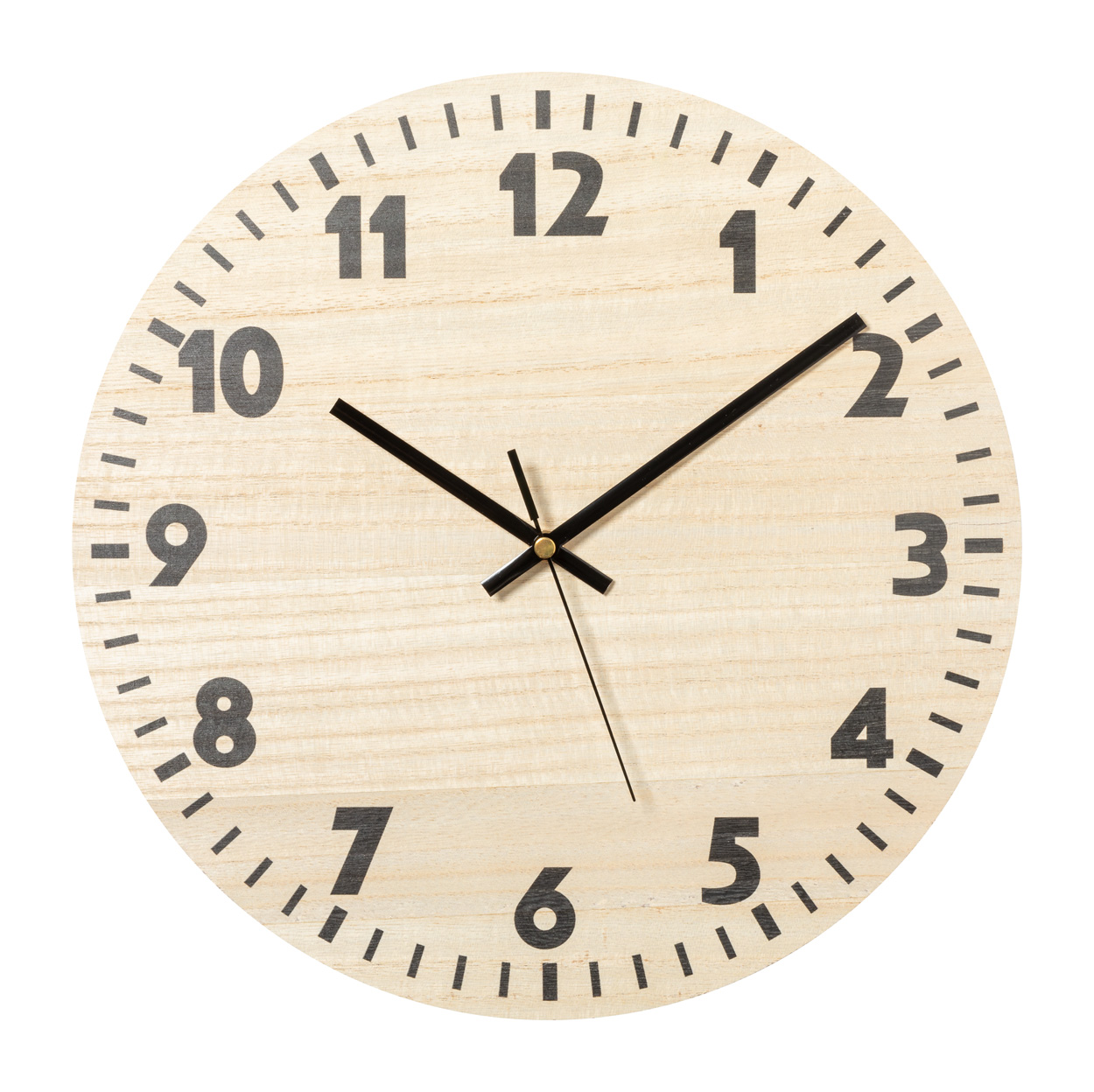 Dřevěné nástěnné hodiny YUSTRY - přírodní