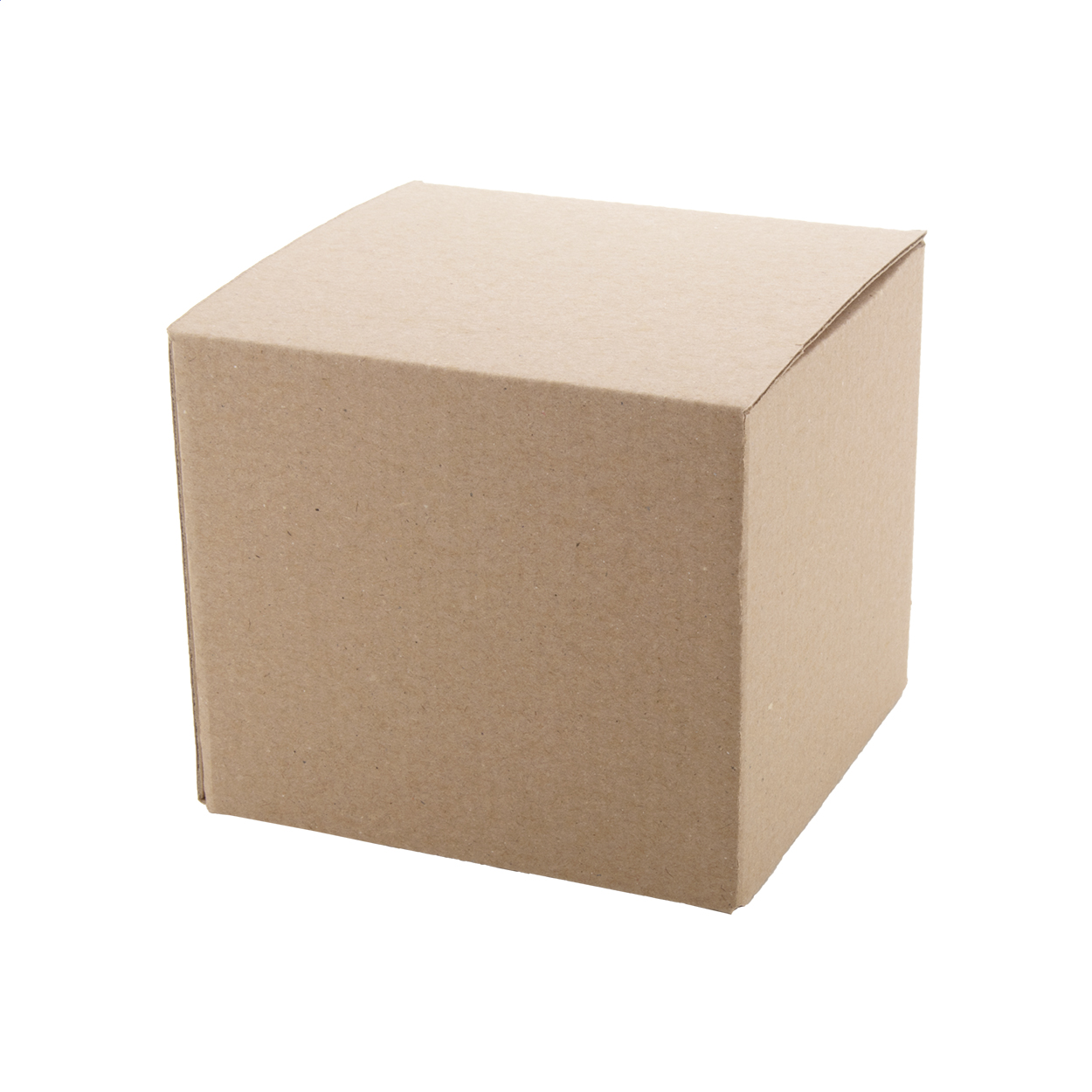 Papírová krabička na hrnky THREE ECO - přírodní