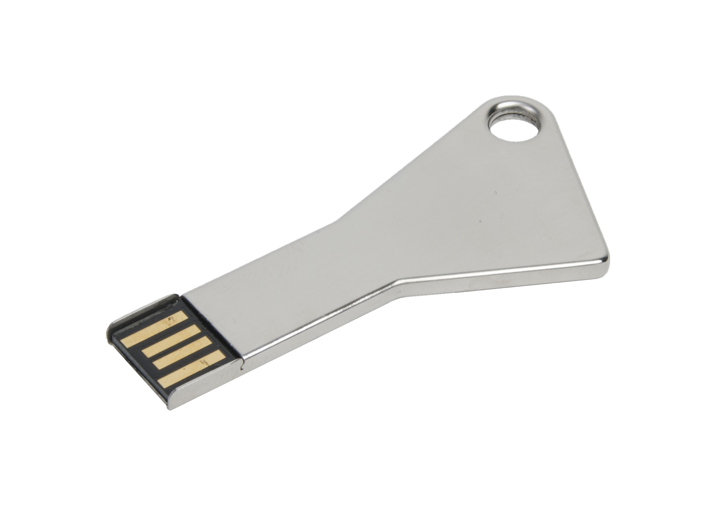 Netradiční USB flash disk SWISS stříbrná