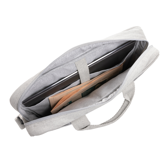 Taška na 15,4" notebook Laluka z recykl. bavlny AWARE™ - šedá Taška na 15,4" notebook Laluka z recykl. bavlny AWARE™ - šedá