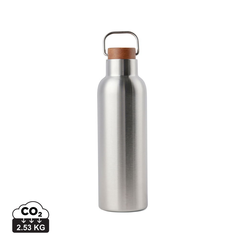 Termo lahev VINGA Ciro 800ml z RCS recykl. oceli - stříbrná