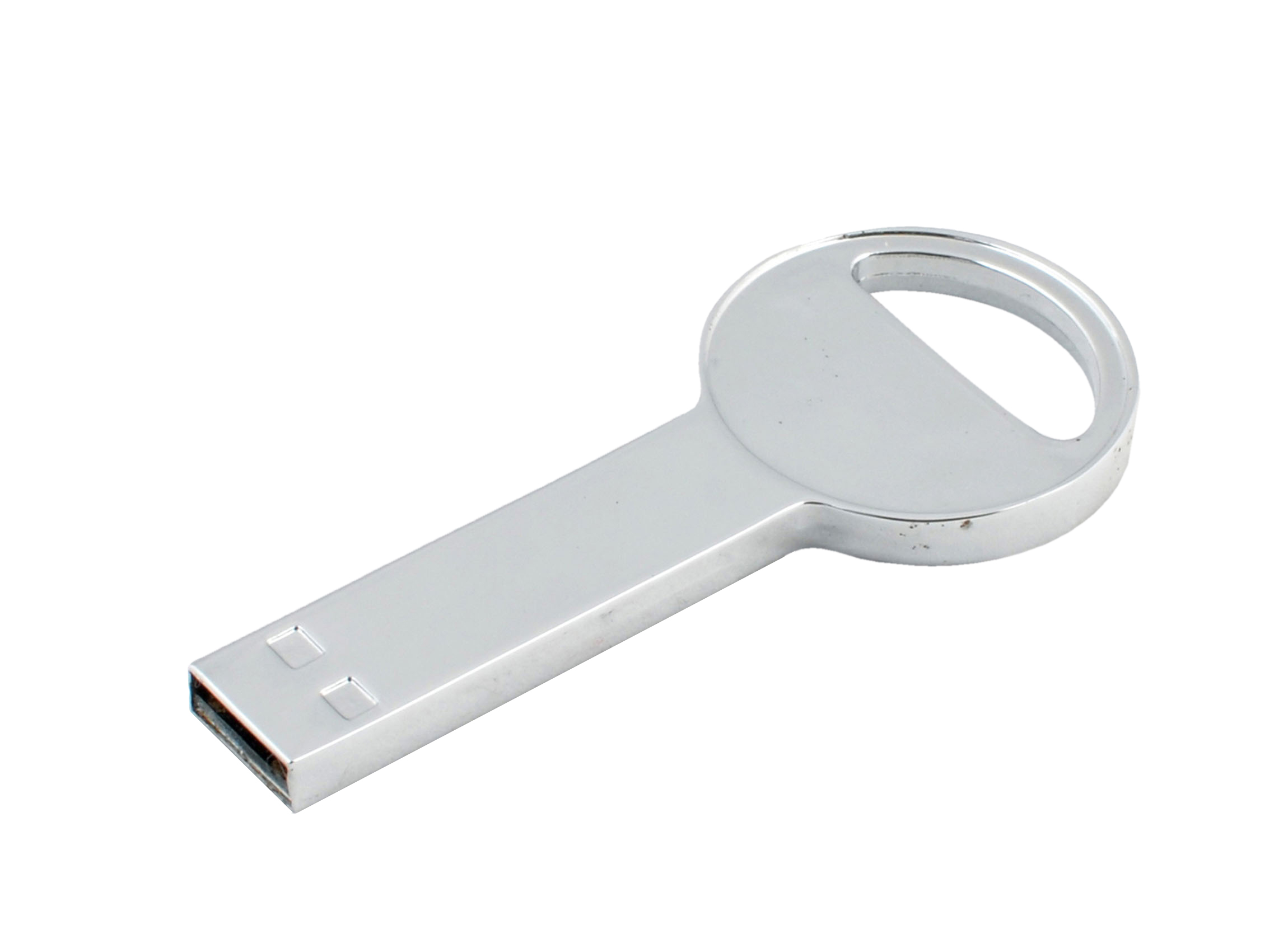 Netradiční USB flash disk CORNELL stříbrná