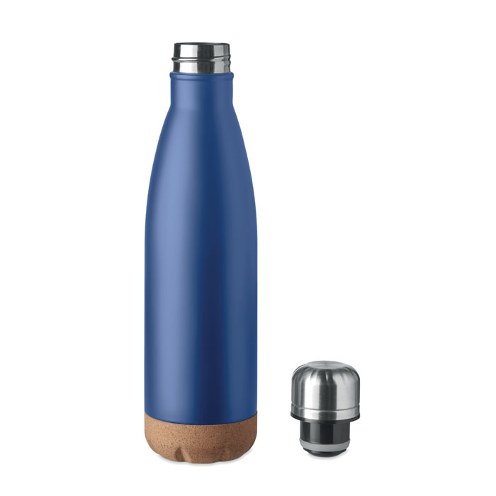 Kovová termolahev s korkovým dnem CASTOR, 500 ml