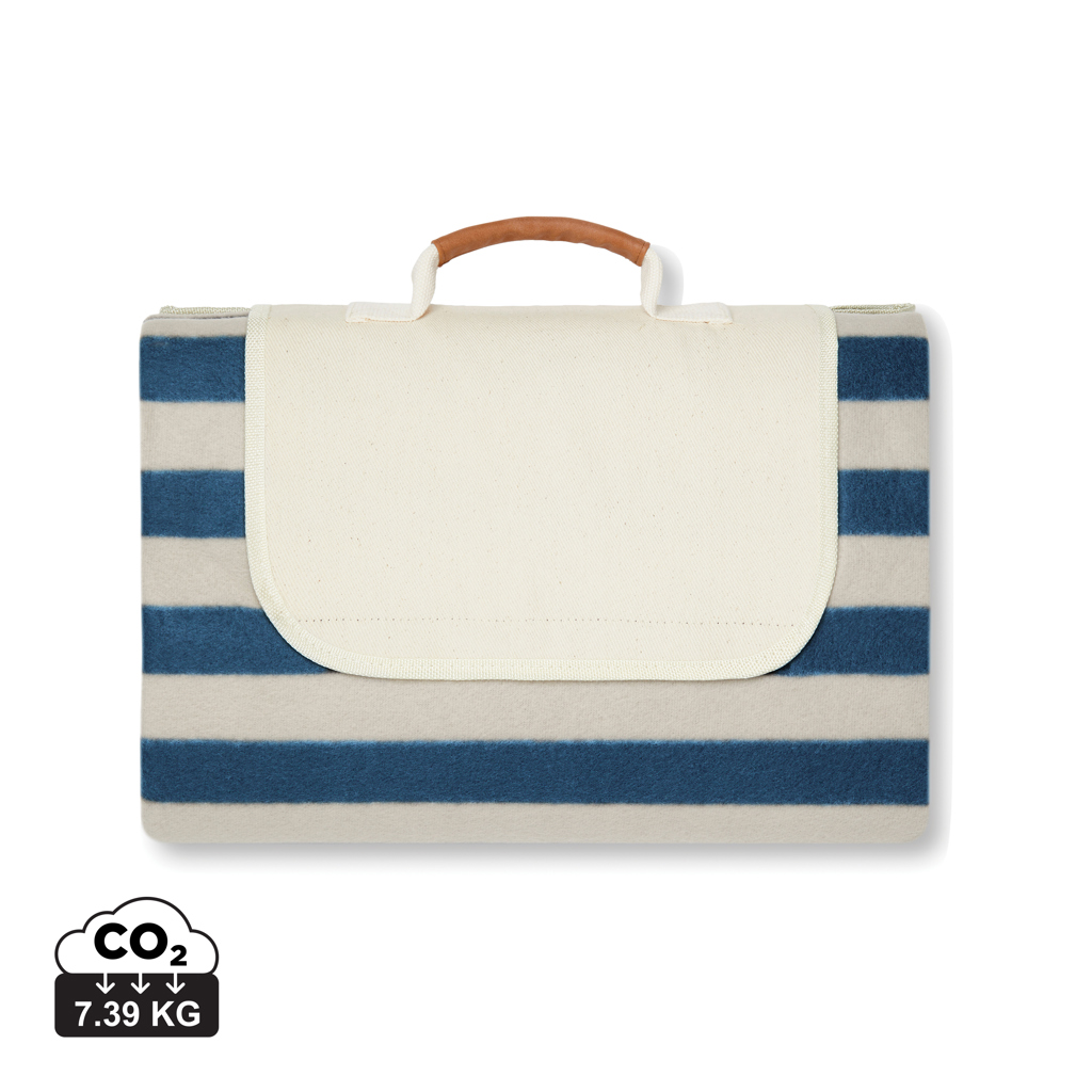 Velká pikniková deka VINGA Alba CHOKY z RPET materiálu