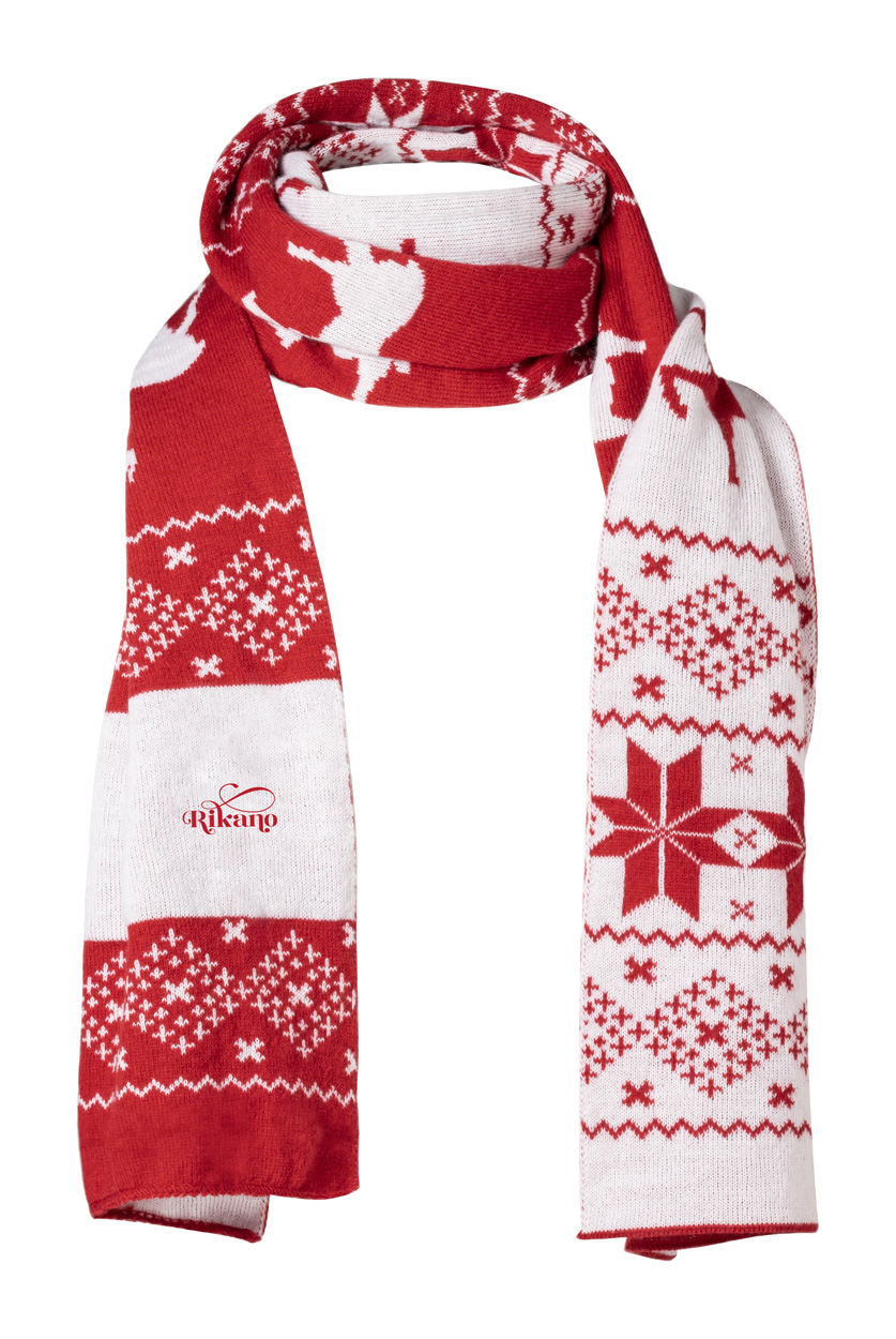 Luka Christmas scarf Red