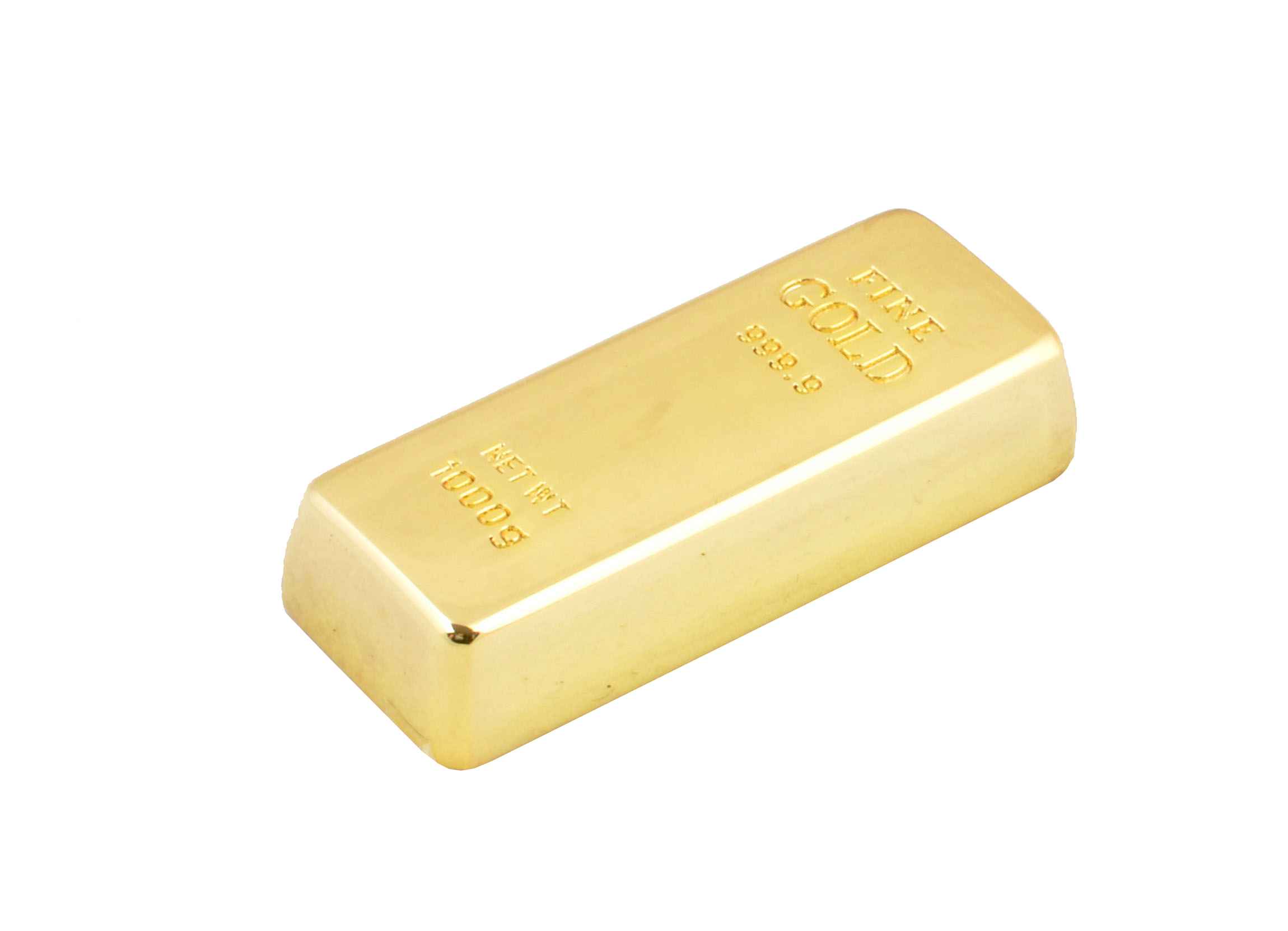 Netradiční USB flash disk GOLD zlatá